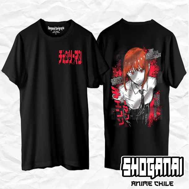 CHSM30 Makima - Chainsawman / Polera manga corta 1