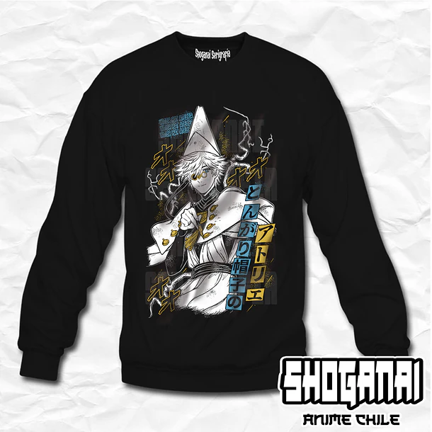 WHA01 Qifrey - Witch Hat Atelier / Crewneck - Poleron Polo 1