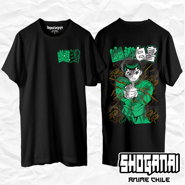 YH01 Yusuke Urameshi - Yu Yu Hakusho / Polera manga corta 1