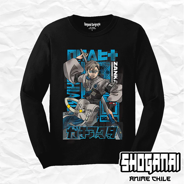 GCH07 Zanka Nijiku - Gachiakuta / Polera manga larga 1