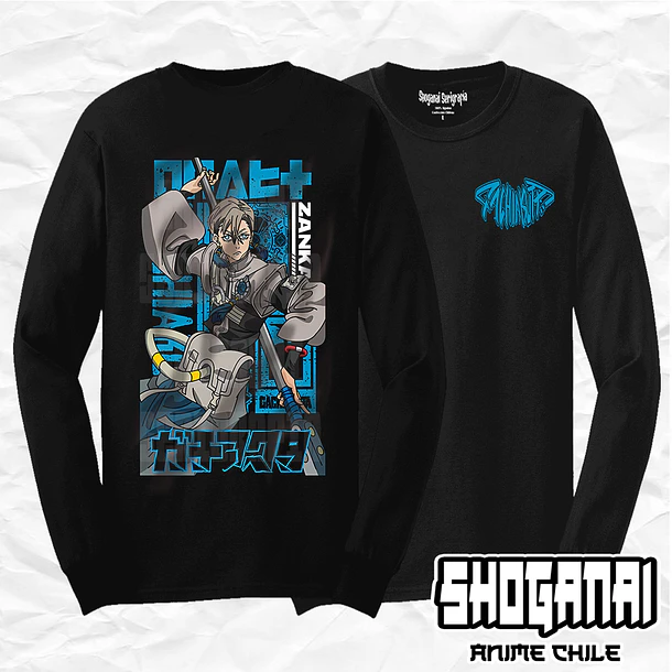 GCH07 Zanka Nijiku - Gachiakuta / Polera manga larga 1