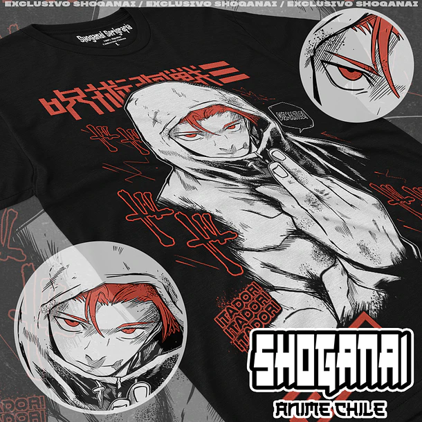 JJK89 Yuji Itadori - Jujutsu Kaisen Modulo / Polera manga corta 1