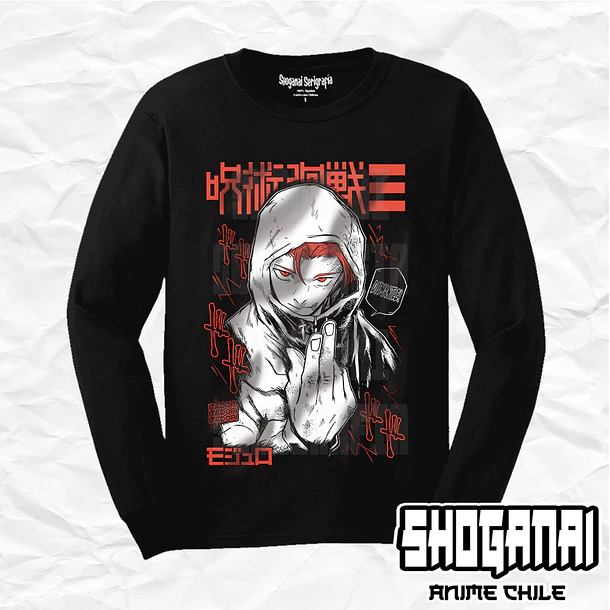 JJK89 Yuji Itadori - Jujutsu Kaisen Modulo / Polera manga larga 1