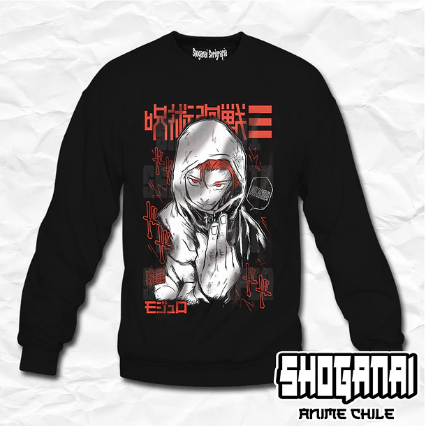 JJK89 Yuji Itadori - Jujutsu Kaisen Modulo / Crewneck - Poleron Polo 1