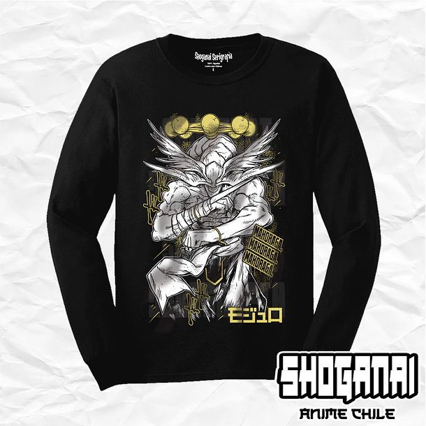 JJK90 Mahoraga (General Divino de las Ocho Hojas Divergentes del Sila) - Jujutsu Kaisen Modulo / Polera manga larga 1
