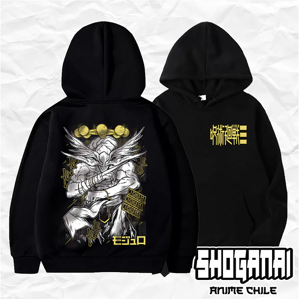 JJK90 Mahoraga (General Divino de las Ocho Hojas Divergentes del Sila) - Jujutsu Kaisen Modulo / Hoddie - Poleron Canguro 1