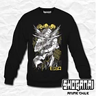 JJK90 Mahoraga (General Divino de las Ocho Hojas Divergentes del Sila) - Jujutsu Kaisen Modulo / Crewneck - Poleron Polo 1
