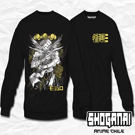 JJK90 Mahoraga (General Divino de las Ocho Hojas Divergentes del Sila) - Jujutsu Kaisen Modulo / Crewneck - Poleron Polo