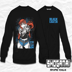 BLN01 Revy - Black Lagoon / Crewneck - Poleron Polo
