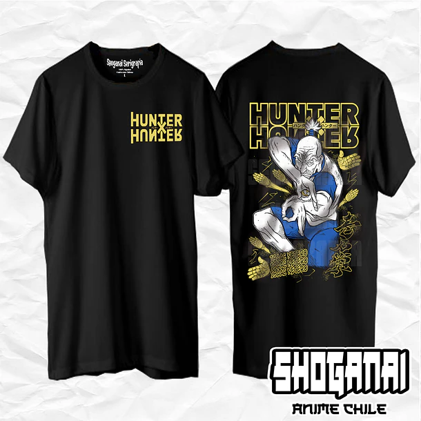 HXH40 Isaac Netero - Hunter X Hunter  / Polera manga corta 1