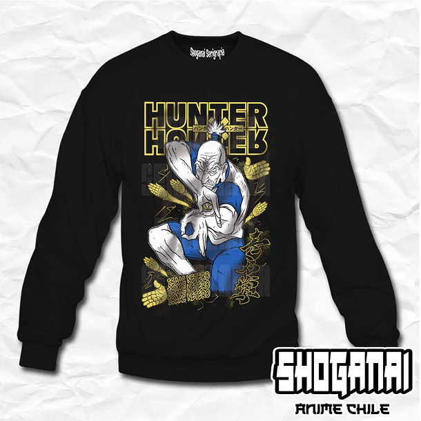 HXH40 Isaac Netero - Hunter X Hunter  / Crewneck - Poleron Polo 1