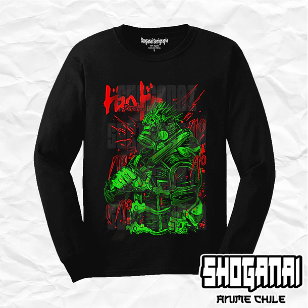 DHD04 Caiman - Dorohedoro / Polera manga larga 1