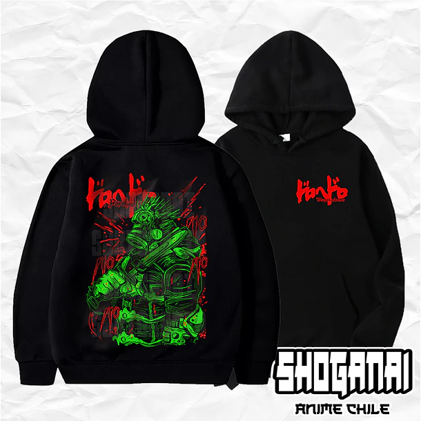 DHD04 Caiman - Dorohedoro / Hoddie - Poleron Canguro 1