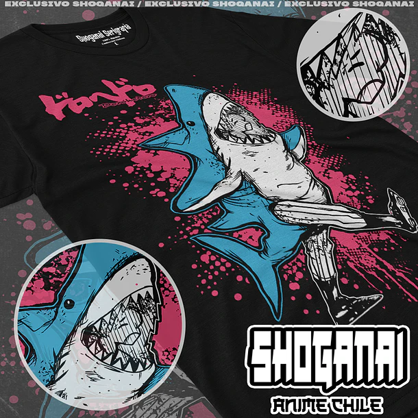 DHD09 Ebisu Shark - Dorohedoro / Polera manga corta 1
