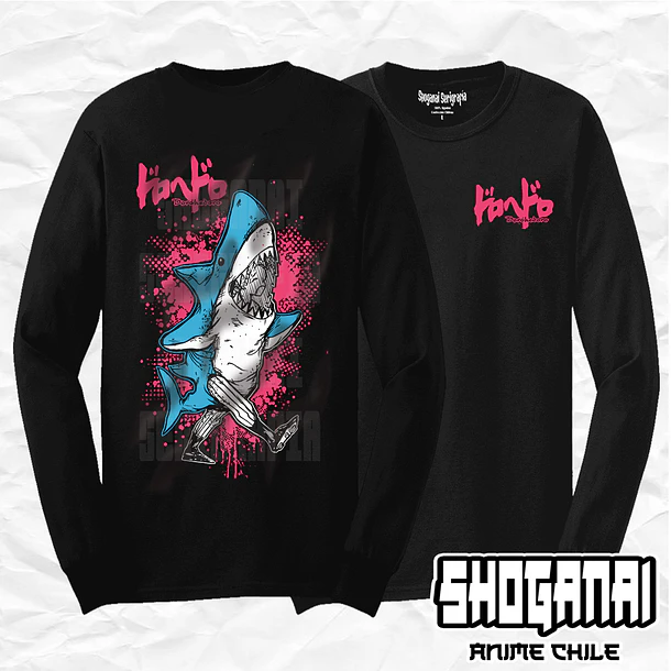 DHD09 Ebisu Shark - Dorohedoro / Polera manga larga 1