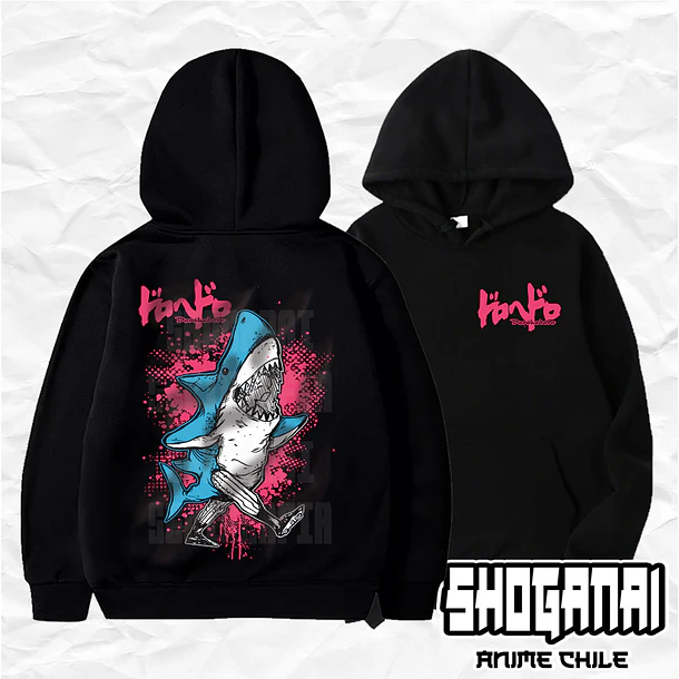 DHD09 Ebisu Shark - Dorohedoro / Hoddie - Poleron Canguro 1