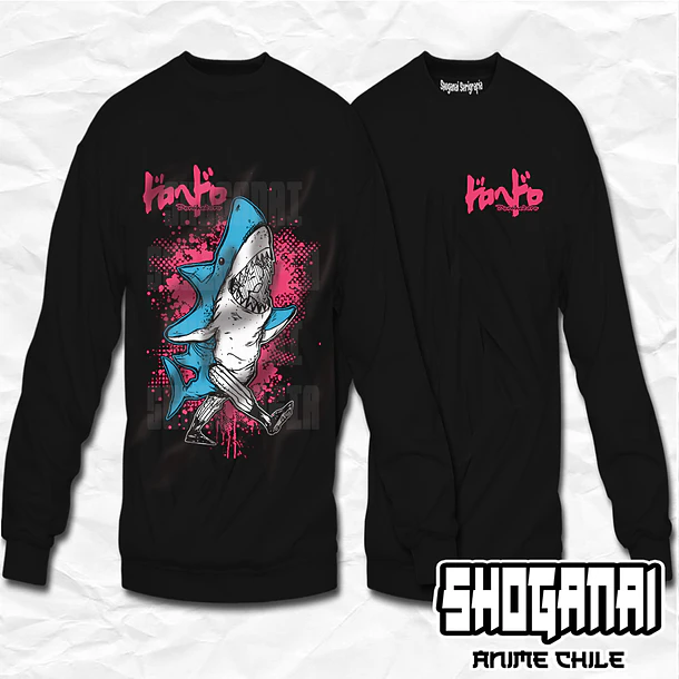 DHD09 Ebisu Shark - Dorohedoro / Crewneck - Poleron Polo 1
