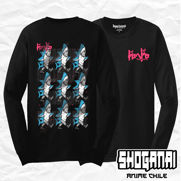 DHD11 Ebisu Shark - Dorohedoro / Polera manga larga 1