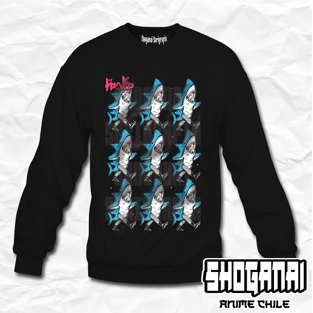 DHD11 Ebisu Shark - Dorohedoro / Crewneck - Poleron Polo 1