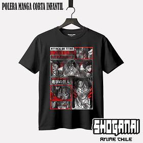 SNK07 Eren, Mikasa y Levi - SHINGEKI NO KYOJIN - INFANTIL