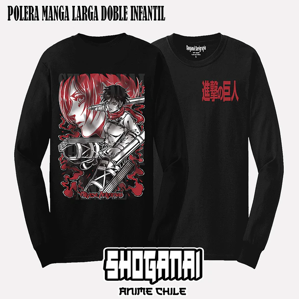 SNK14 Mikasa Ackerman - SHINGEKI NO KYOJIN - INFANTIL 5