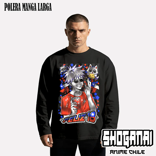JJK45 Satoru Gojo Fiestas Patrias 18SEPT - JUJUTSU KAISEN - ADULTO 4