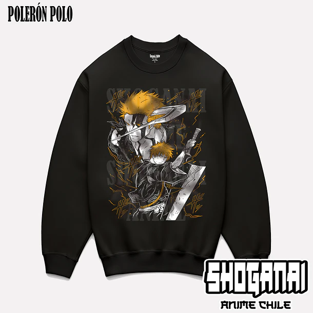 BLCH01 Ichigo Kurosaki - BLEACH - ADULTO (Polera o Polerón) 6