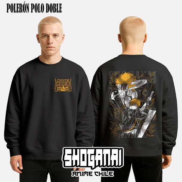 BLCH01 Ichigo Kurosaki - BLEACH - ADULTO (Polera o Polerón) 7
