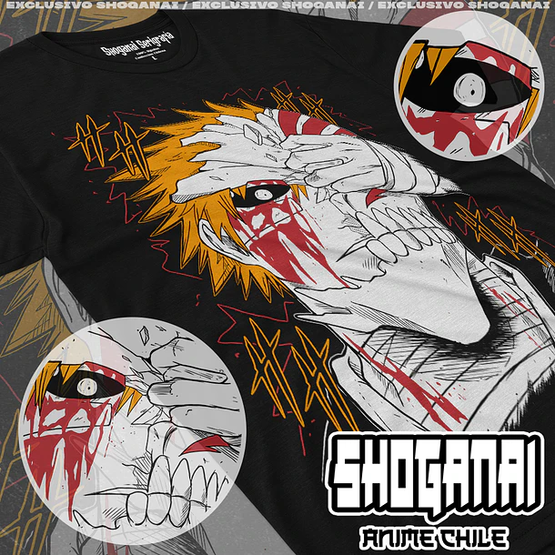 BLCH02 Ichigo Kurosaki - BLEACH - ADULTO (Polera o Polerón) 1