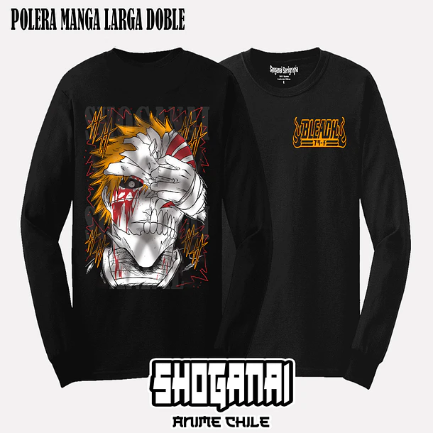 BLCH02 Ichigo Kurosaki - BLEACH - ADULTO (Polera o Polerón) 4
