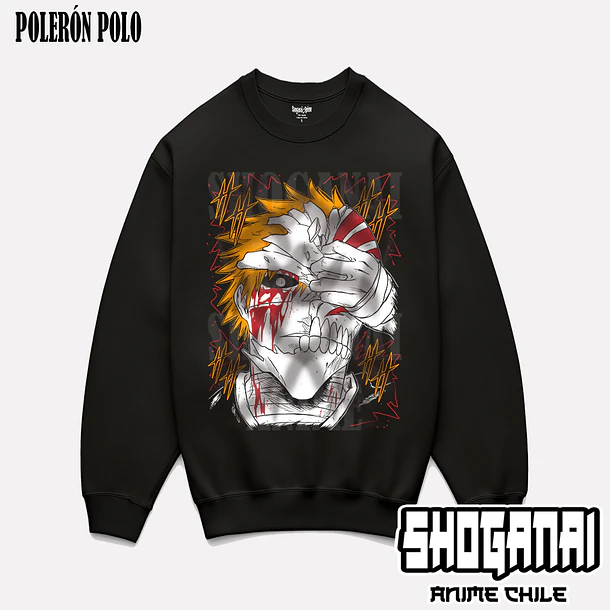 BLCH02 Ichigo Kurosaki - BLEACH - ADULTO (Polera o Polerón) 6