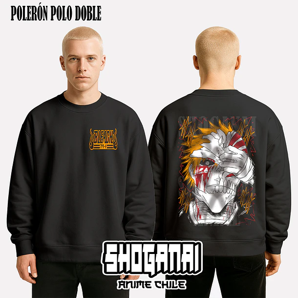 BLCH02 Ichigo Kurosaki - BLEACH - ADULTO (Polera o Polerón) 7