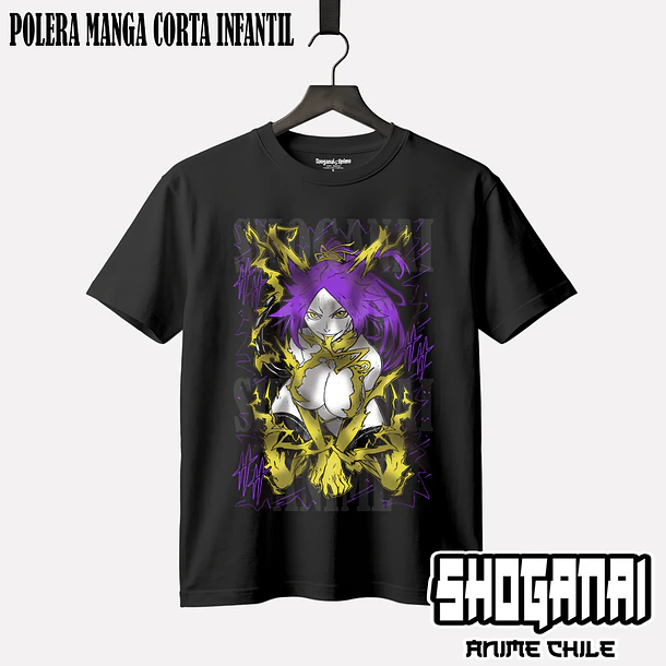 BLCH03 Yoruichi Shihoin - BLEACH - INFANTIL (Polera o Polerón) 1