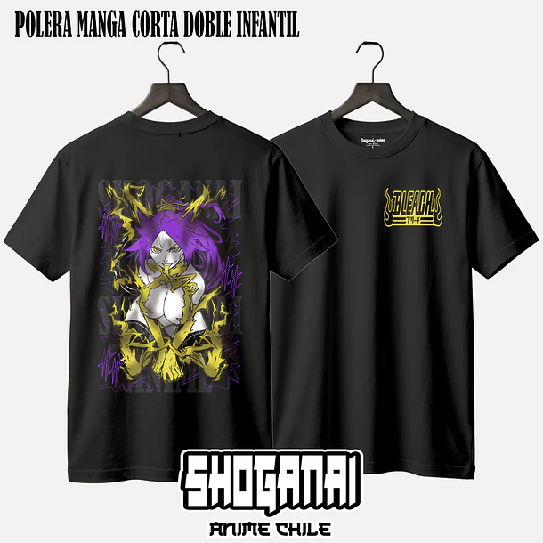 BLCH03 Yoruichi Shihoin - BLEACH - INFANTIL (Polera o Polerón) 2