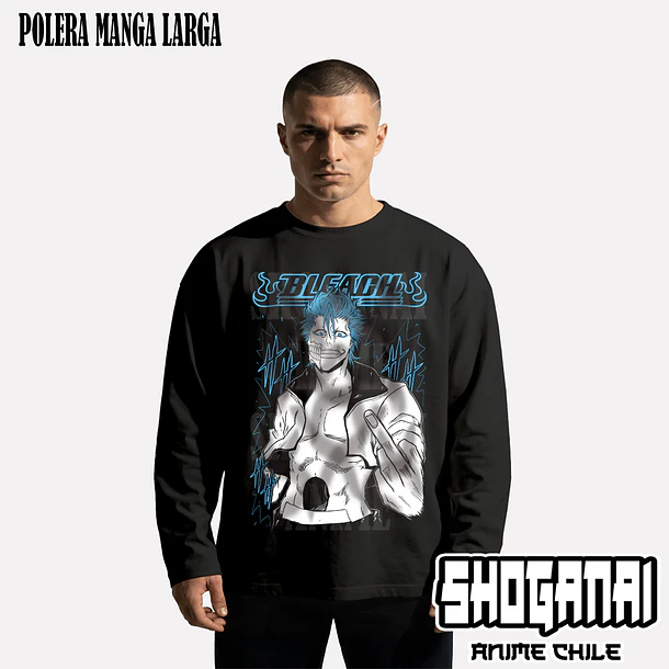 BLCH04 Grimmjow Jaegerjaques - BLEACH - ADULTO (Polera o Polerón) 3