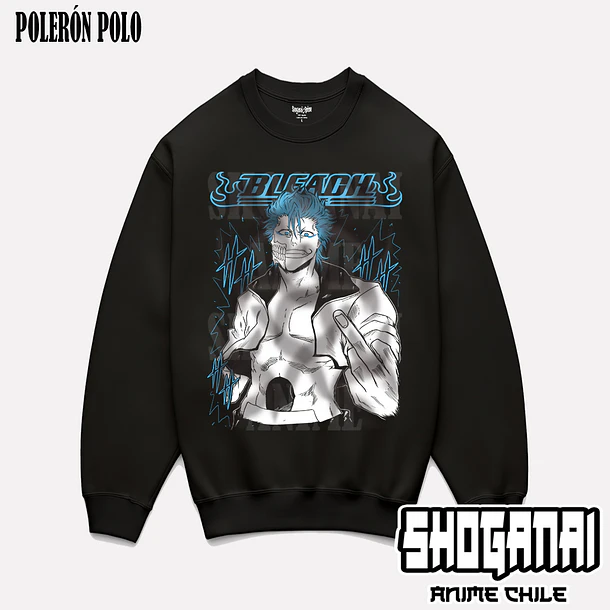 BLCH04 Grimmjow Jaegerjaques - BLEACH - ADULTO (Polera o Polerón) 6