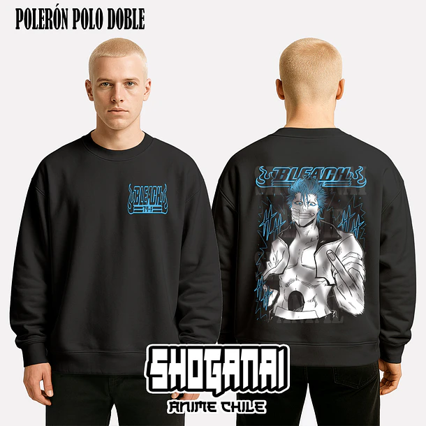 BLCH04 Grimmjow Jaegerjaques - BLEACH - ADULTO (Polera o Polerón) 7