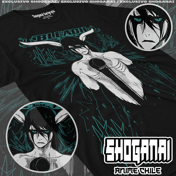 BLCH08 Ulquiorra Cifer - BLEACH - ADULTO (Polera o Polerón) 1