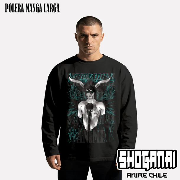 BLCH08 Ulquiorra Cifer - BLEACH - ADULTO (Polera o Polerón) 3