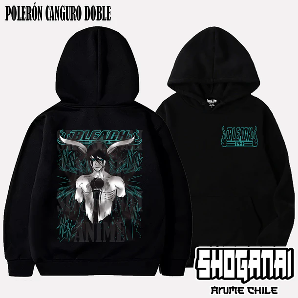 BLCH08 Ulquiorra Cifer - BLEACH - ADULTO (Polera o Polerón) 5