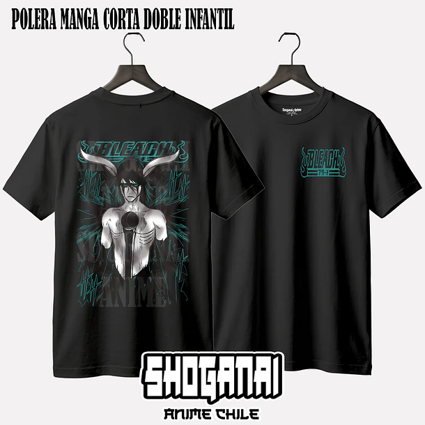 BLCH08 Ulquiorra Cifer - BLEACH - INFANTIL (Polera o Polerón) 2