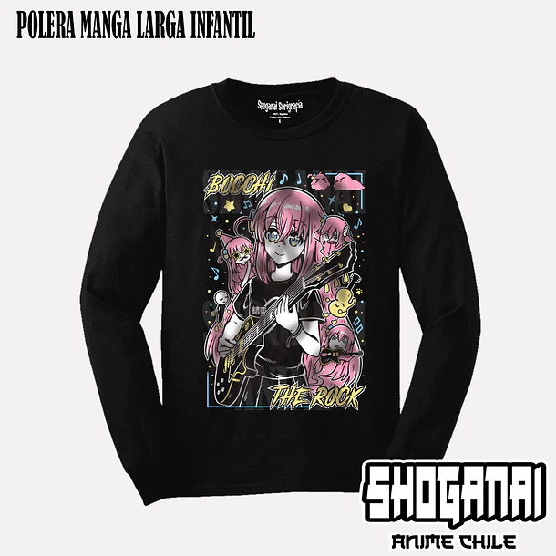 BTR01 Hitori Gotoh - BOCCHI THE ROCK - INFANTIL (Polera o Polerón) 4