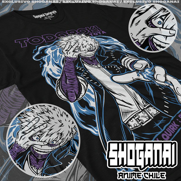 BNH01 Dabi / Toya Todoroki - BOKU NO HERO - ADULTO (Polera o Polerón) 1