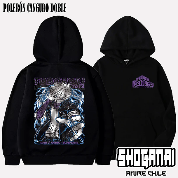 BNH01 Dabi / Toya Todoroki - BOKU NO HERO - ADULTO (Polera o Polerón) 6