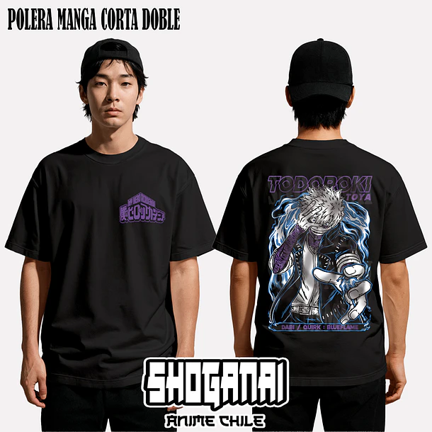 BNH01 Dabi / Toya Todoroki - BOKU NO HERO - ADULTO (Polera o Polerón) 3