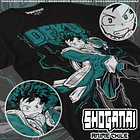 BNH02 Deku / Izuku Midoriya - BOKU NO HERO - ADULTO (Polera o Polerón) 1