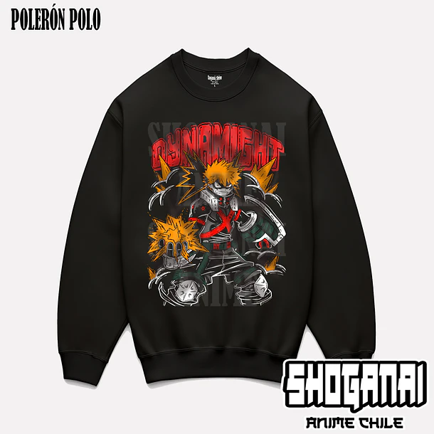 BNH03 Dynamight / Katsuki Bakugo - BOKU NO HERO - ADULTO (Polera o Polerón) 6