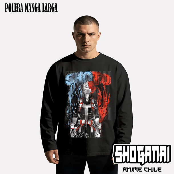 BNH04 Shoto / Shoto Todoroki - BOKU NO HERO - ADULTO (Polera o Polerón) 3