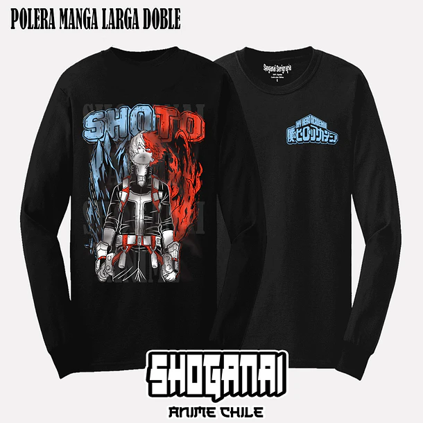BNH04 Shoto / Shoto Todoroki - BOKU NO HERO - ADULTO (Polera o Polerón) 4