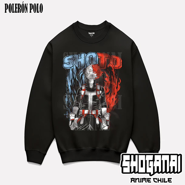 BNH04 Shoto / Shoto Todoroki - BOKU NO HERO - ADULTO (Polera o Polerón) 6